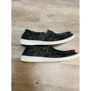 Tommy‎ Bahama Women Gray White Memory Foam Shoes Slip On 9.5 Cozycore Loungewear